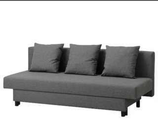 Sofá-cama Asarum Ikea Gris