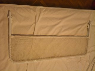 Barrera protectora cama anti caída bebé