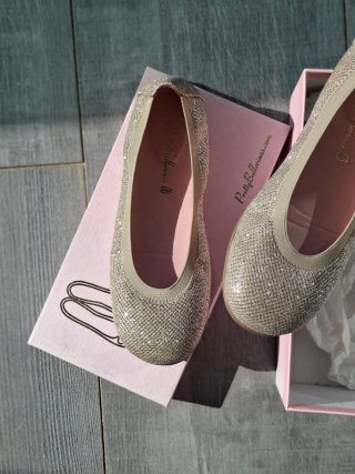 Bailarinas Pretty Ballerinas doradas niña T33