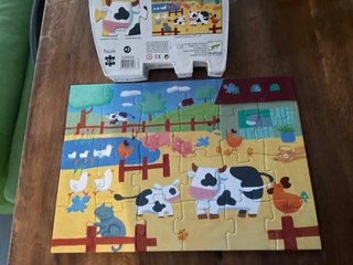 Puzzle Djeco Mucca 24 pezzi +3 anni
