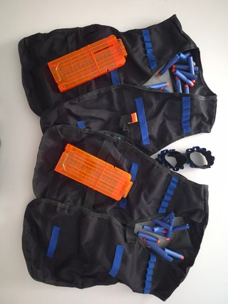 Accesorios Nerf: Chaleco, Cargadores, Dardos...