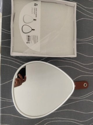 Espelho gota novo com pega em pele