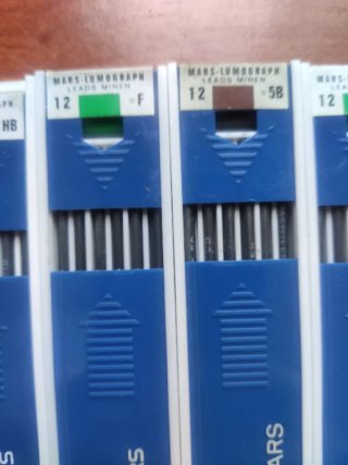 Minas Staedtler Mars Lumograph 6 tubos