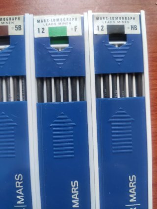 Minas Staedtler Mars Lumograph 6 tubos