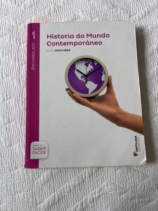 Historia do mundo contemporáneo, 1 bachillerato