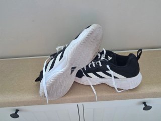 Zapatillas Adidas Barricade Tenis Padel Negro Blan