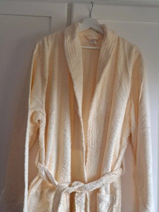 Accappatoio unisex in cotone. Nuovo