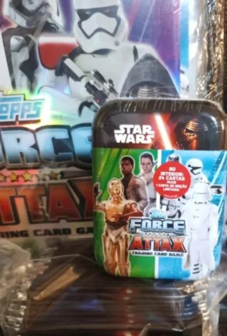 Star Wars  4 latas + 50 sobres + album ed Portugal