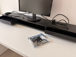 Soporte Monitor Escritorio Negro