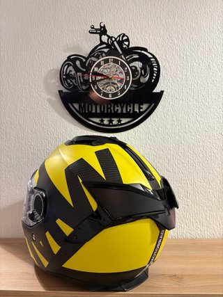 Casco BMW Negro y Amarillo