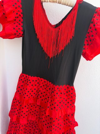 Disfraz Sevillana Talla 12 Pequeña