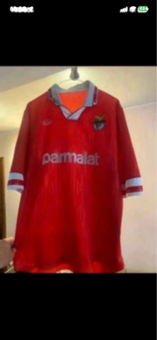 Maglia Benfica 1994 Parmalat non ufficiale