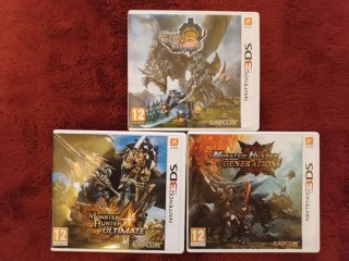 Pack 3 Juegos Monster Hunter 3DS