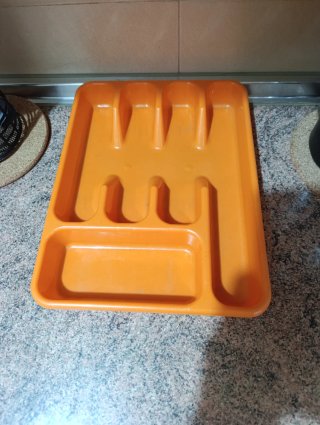 Organizador cubiertos color Naranja