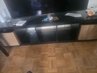 Mueble TV Kallax negro