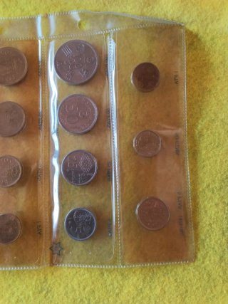 Colección de monedas numismática 75/80/82
