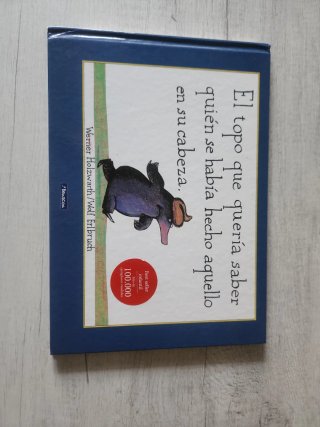 Libro infantil el topo que quería saber quien...