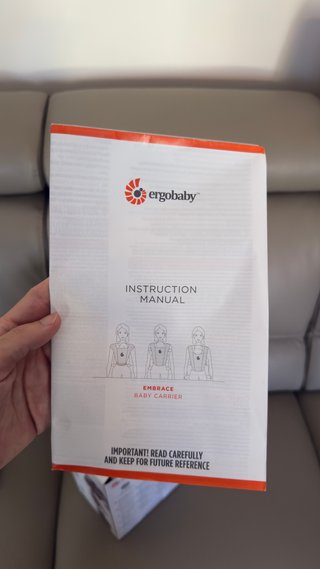 Ergobaby marsupio Embrace Grigio Melange
