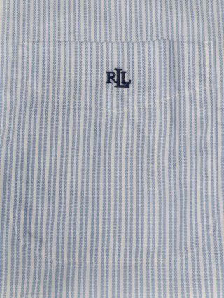 Camisa Ralph Lauren Rayas Azul Talla XL