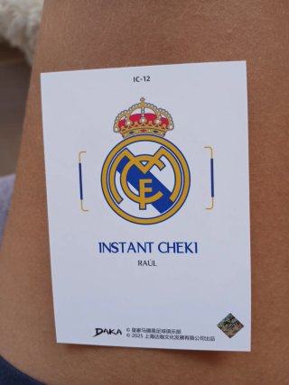 Carta firmada Raúl Daka Real Madrid