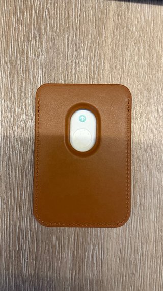 Cartera iPhone Magsafe de Piel Marrón