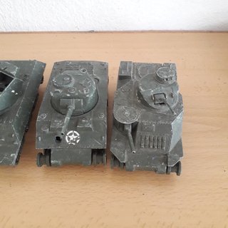 TANQUES AMERICANOS 2 GUERRA REPLICAS SOLIDO