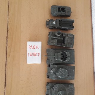 TANQUES AMERICANOS 2 GUERRA REPLICAS SOLIDO