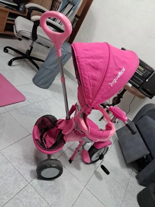 Triciclo infantil rosa