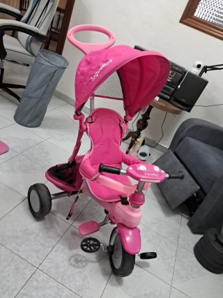 Triciclo infantil rosa