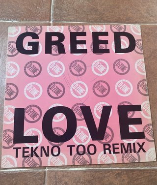 Vinilo Greed Love Tekno Too Remix