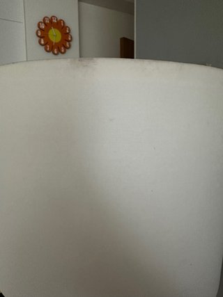 Lámpara de pie nórdica madera y tela