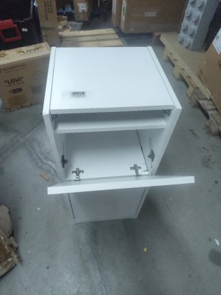Tabla de planchar plegable blanca