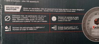 Parkside 20V Martillo Perforador Recargable