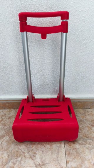 Carrito Mochila Escolar Rojo