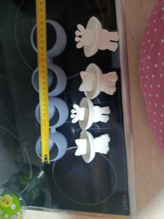 Set recipientes helado silicona animales