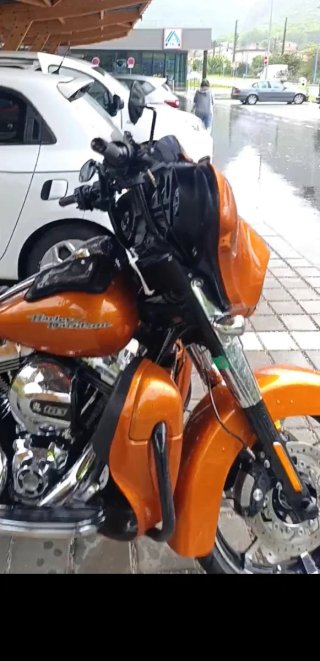 Perneras Harley Davidson Touring Naranja