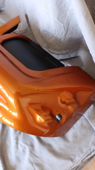 Perneras Harley Davidson Touring Naranja