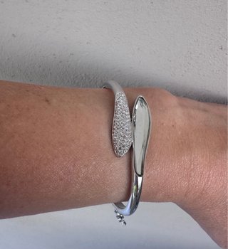 Pulsera Swarovski Plata y Cristales