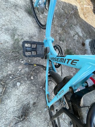 Bicicleta plegable, le falta cargador y bateria