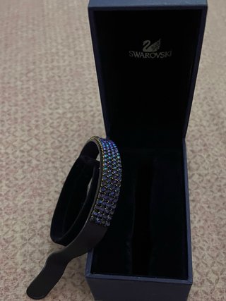 Bracciali Swarovski viola e rosso
