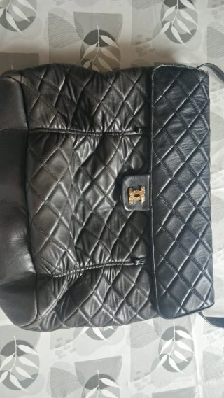 Borsa a tracolla Chanel vintage nera