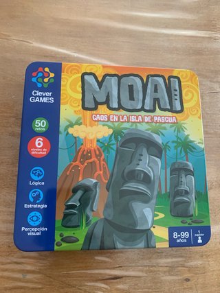 Juego de mesa MOAI: Caos en la Isla de Pascua