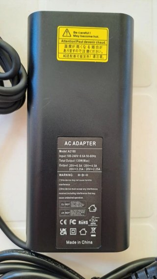 Alimentatore USB C 130W Caricabatterie A2188 PC