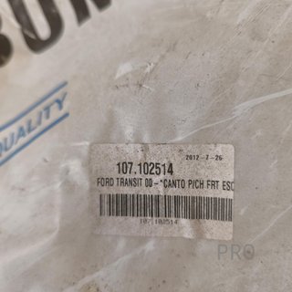 MOLDURA IZQUIERDA PARAGOLPES FORD TRANSIT NUEVO 107102514