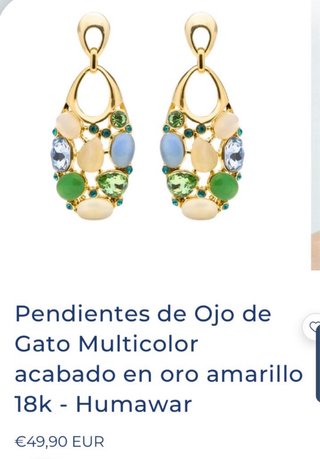 Pendientes Luxenter Oro Multicolor Temporada