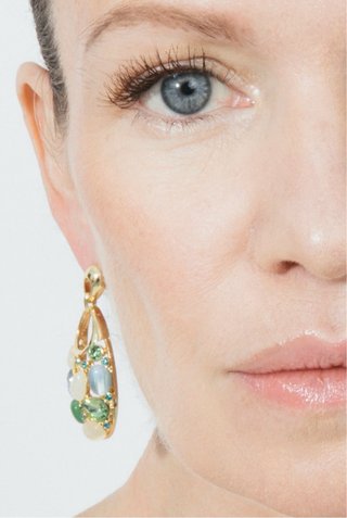Pendientes Luxenter Oro Multicolor Temporada