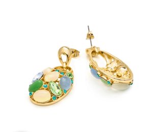 Pendientes Luxenter Oro Multicolor Temporada