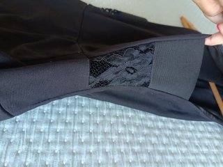Mono negro corto Zara sin mangas