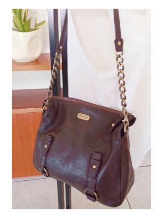 Borsa Verney Vera Pelle Marrone