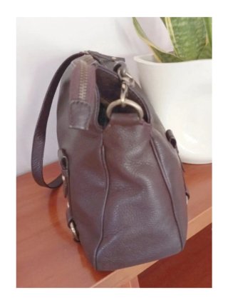 Borsa Verney Vera Pelle Marrone